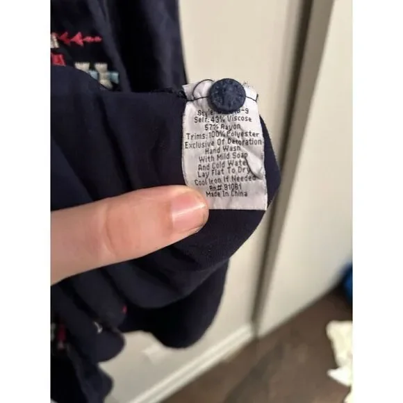 Biya Johnny Was Womens Large Multicolor Embroidered Tunic Shirt - Picture 7 of 7